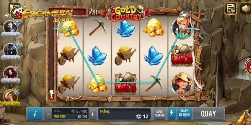 Gold Country 68 Game Bài- Game Đào Vàng Đỉnh Cao Và Hấp Dẫn 2 Gold Country có cách chơi tương đối đơn giản