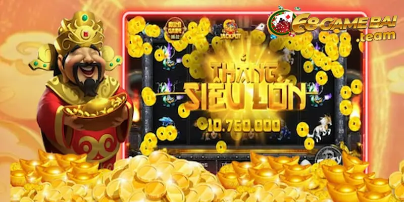 Game thần tài 68gamebai - Cơ hội nhận thưởng hấp dẫn 1 Nổ hũ thần tài với lối chơi siêu hấp dẫn