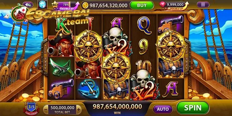 Pirate King 68gamebai - Khám phá cơ hội nhận Jackpot khủng 2 Tựa game sở hữu tính năng quay thưởng thu hút