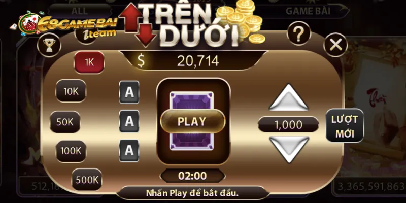 Tìm hiểu về game trên dưới 68 game bài và điểm thú vị 2 Hướng dẫn tham gia và luật chơi game trên dưới 68 game bài