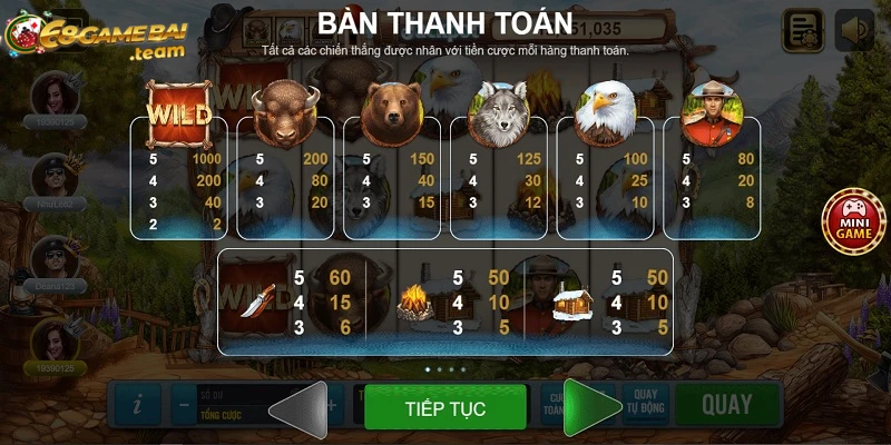 Buffalo valley 68 game bài đỉnh cao quay hũ hấp dẫn hàng đầu 2 Luật chơi và bản thanh toán nổ hũ buffalo valley